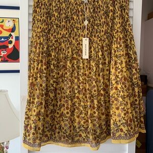 Maxwell skirt elastic top band